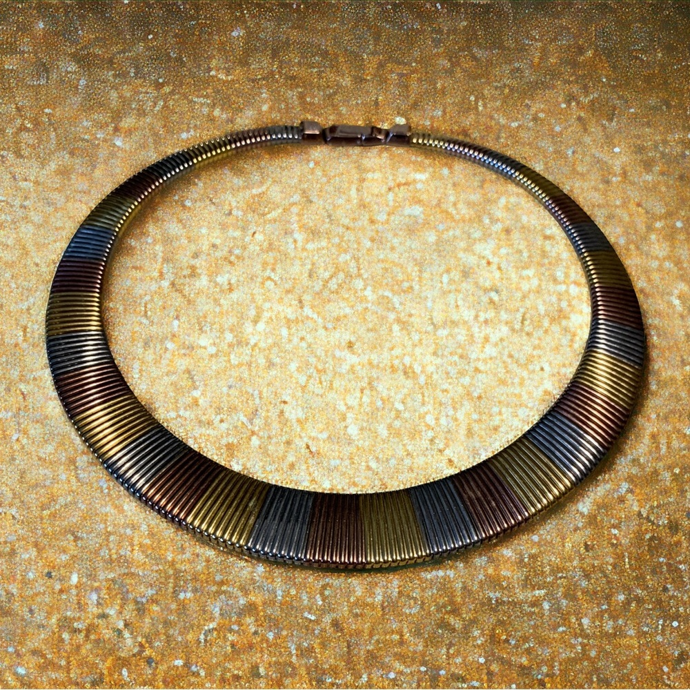 Tri color snake chain. Vintage